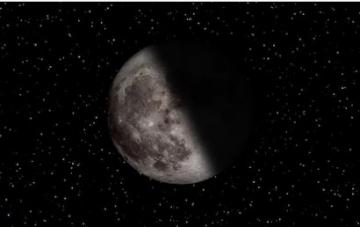 天秤座の下弦の月