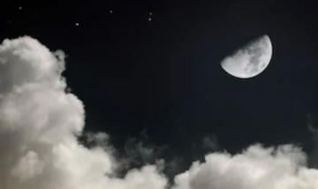 山羊座の上弦の月